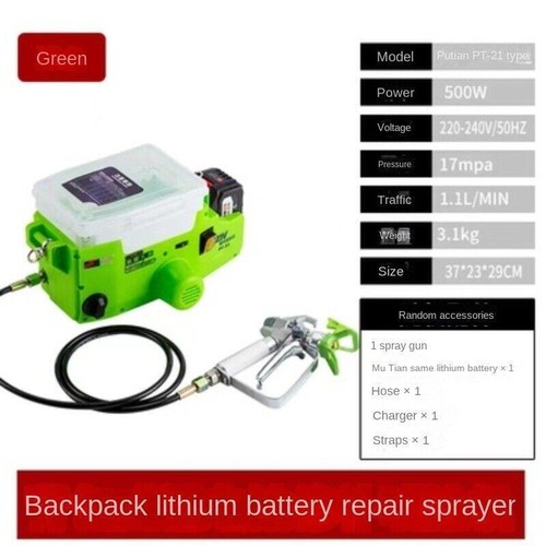 Backpack Handheld Sprayer Paint Coatingconvenient Plunger Wall Repair ...