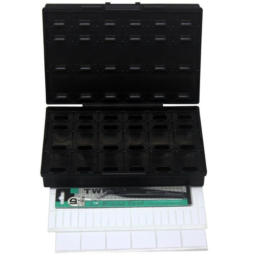 AideTek SMT Enclosure for Surface Mount Components Chips diodes BOX144+BOX48AS - Foto 7 di 8