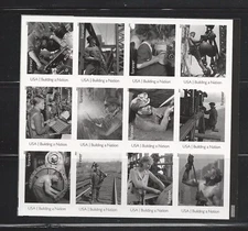 #4801 Imperf Made in America Block of 12 w/o selvage as the scan shows