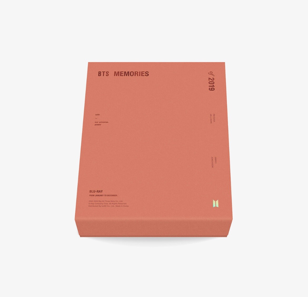 BTS MEMORIES OF 2019 BLU-RAY/ 7 CD+Photo Set+Photocard Weverse