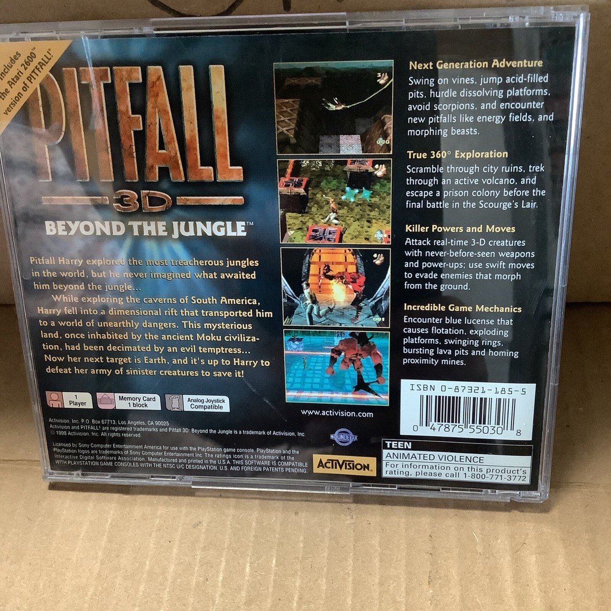 Pitfall 3D Beyond The Jungle PS1 PlayStation 1 47875550308| eBay