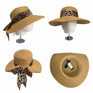 floppy hat with ribbon