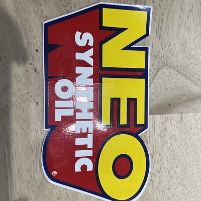 NEO High Performance Synthetic Motor Oil Vinyl Sticker Decal Racing