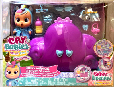 Cry Babies Magic Tears Dress Me up Playset - Jenna's Wardrobe - with 3 Outfits
