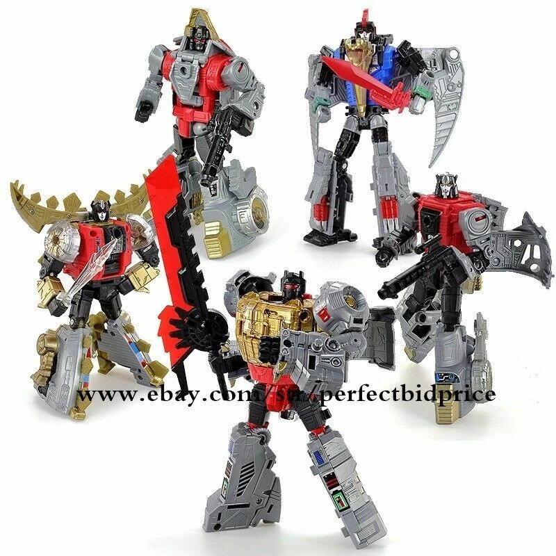 New 5 In 1 Volcanicus BPF Dinobot Power of the Primes Action Figure 13" Kids Toy - image 3 of 4