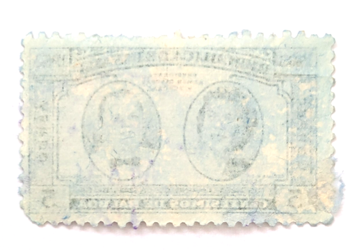 1953 Panama 50th Anniversary Postage Stamp 5C Air Mail Jose & Cecilia Remon - Picture 4 of 5