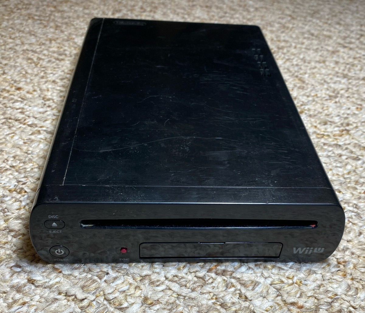 Nintendo Wii U 32GB Black Console WUP-101 CONSOLE ONLY - Tested