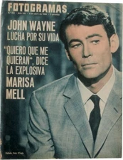 JOHN WAYNE & PETER O'TOOLE  FOTOGRAMAS 1966 Hollywood Celebrity Spanish Magazine
