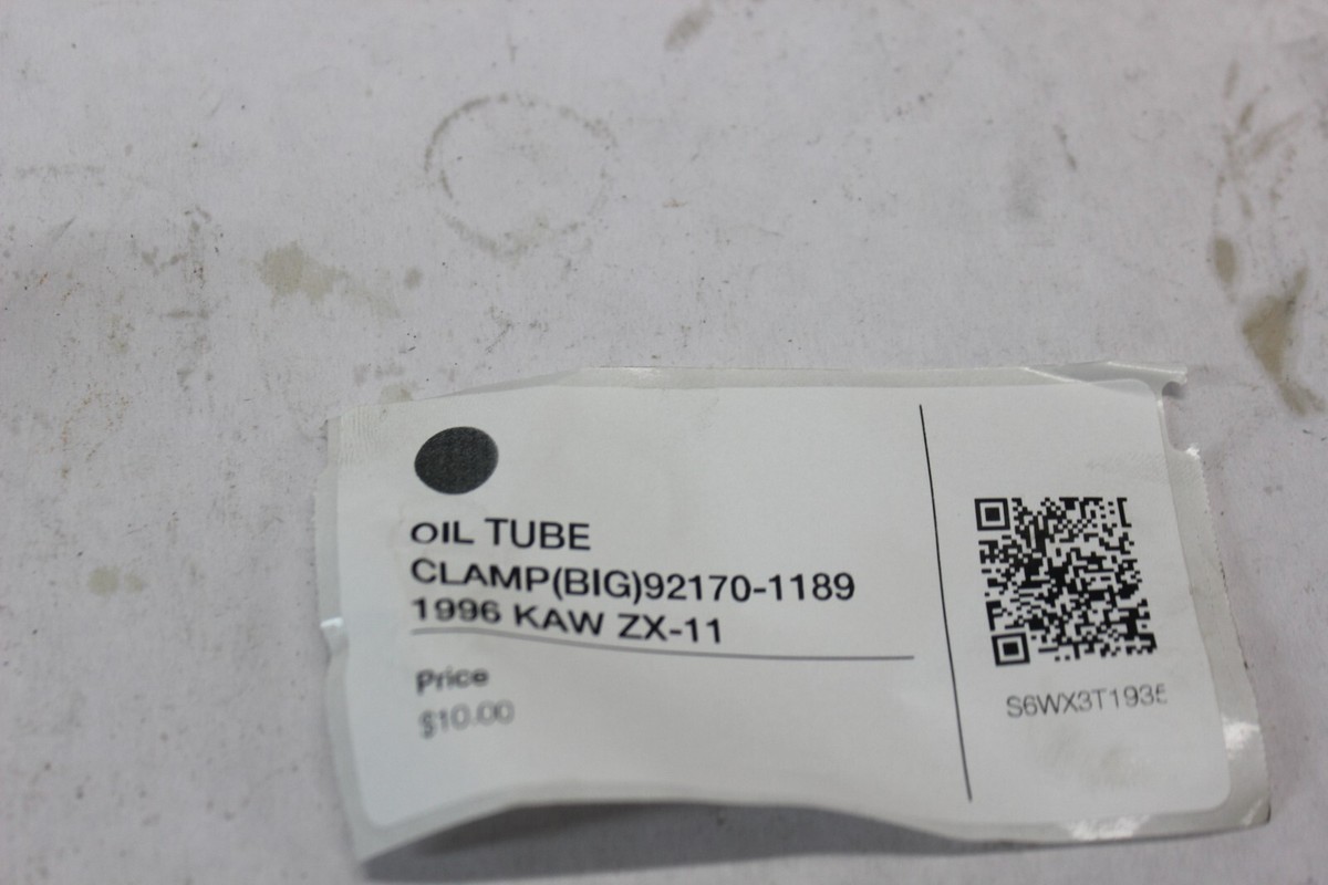 OIL TUBE CLAMP (BIG) 92170-1189 1996 KAW ZX-11 | eBay