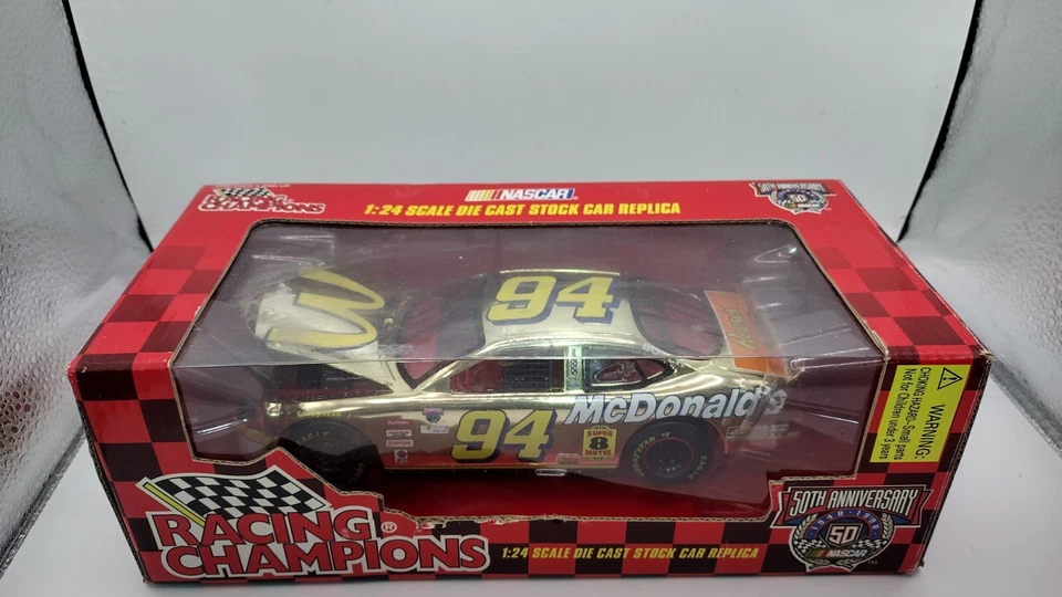 1998 Racing Champions Stock Car escala 1:24 #94 Bill Elliott MAC NOVO EM FOLHA NASCAR - Imagem 2 de 4