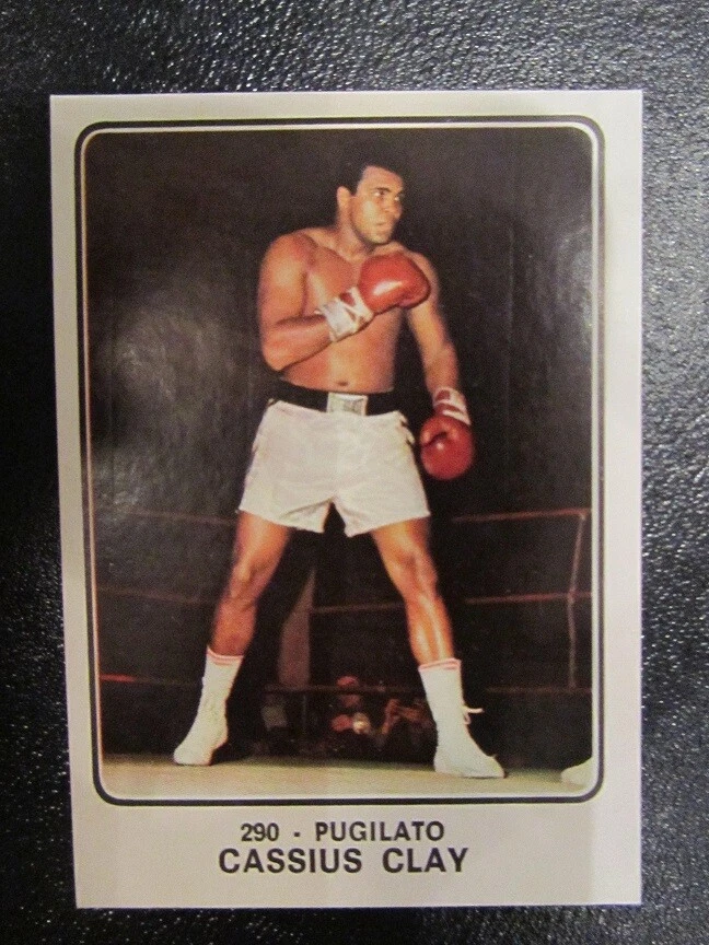 1973年 Panini Campioni Dello スポーツ モハメド アリ カシアス クレイ 中央 - 画像3/4