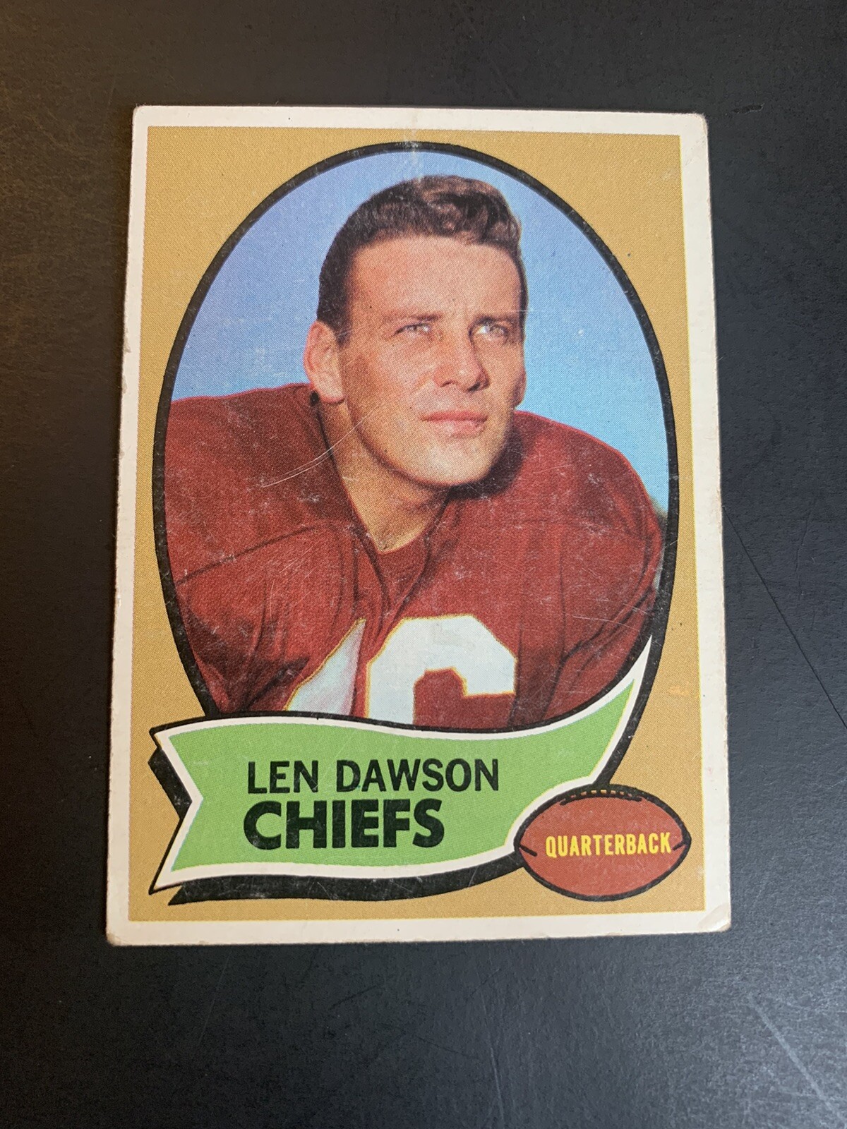 1970 Topps Football 1 Len Dawson HOF EX Soft KC Chiefs Purdue Set