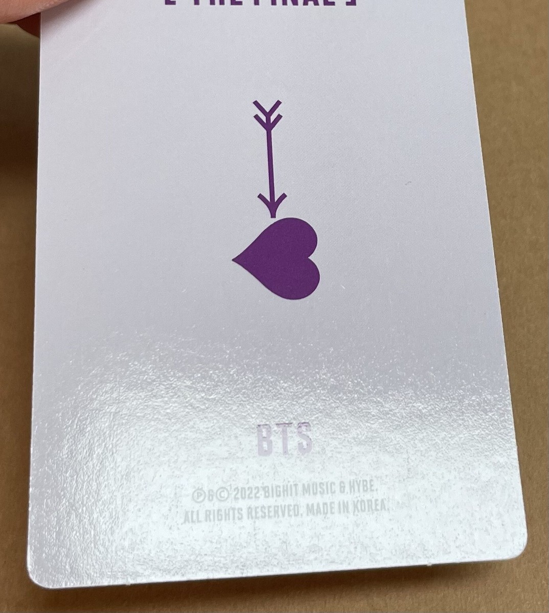 Official BTS Speak Yourself The Final DVD / Digital Code Jung Kook