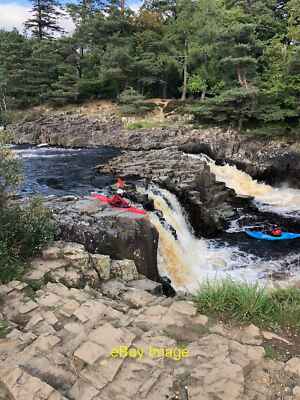 Photo 12x8 Kayak descending Low Force waterfalls Bowlees Wikipedia entry f c2021