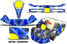 Go Kart Racing Graphics Kit Decal Sticker For KG Kid Baby Krypton METALTHUNDER U
