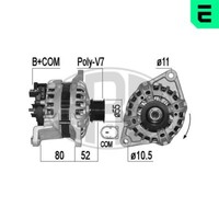 ERA Lichtmaschine Generator 150A 14V FüR Iveco Daily VI Pritsche/Fahrgestell