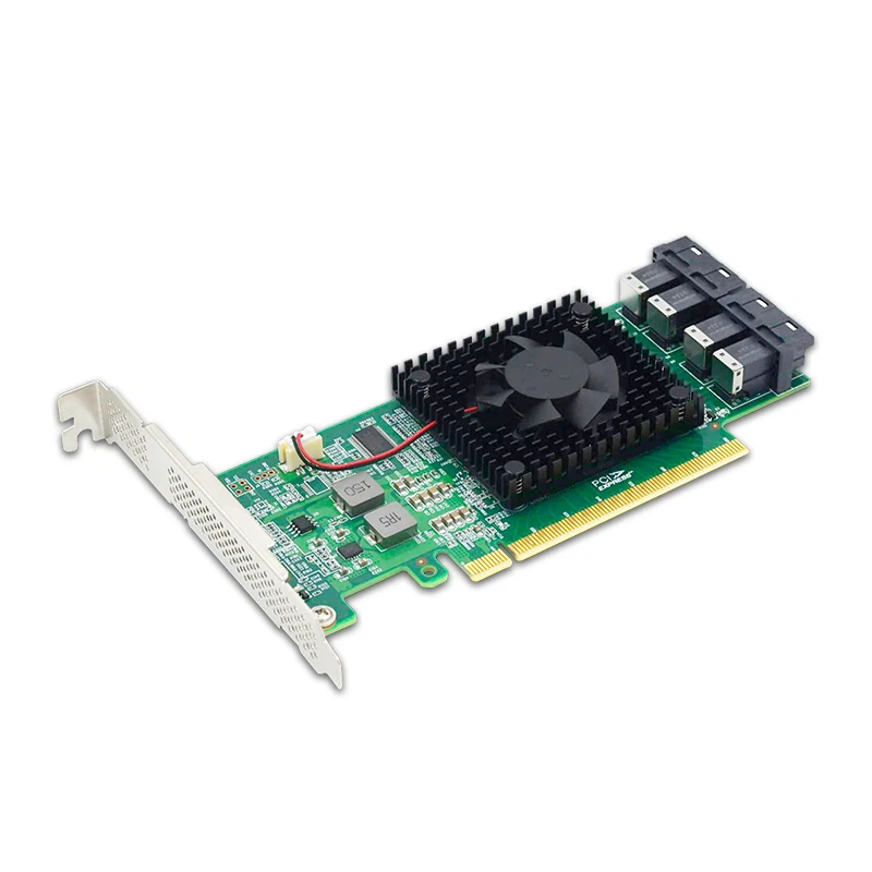 PCIe3.0 x16 to 4 x U.2   NVMe SSD switch Adapter with PLX8747 controller - Image 4 of 4