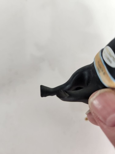 Vtg Lenox Carousel Christmas Ornament Black Horse 1989 Porcelain 4"x3.5" Read - Picture 4 of 5