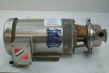 Stainless Centrifugal Pump Sanitary Tri-clamp Baldor 2Hp 3PH 35L466S811H2