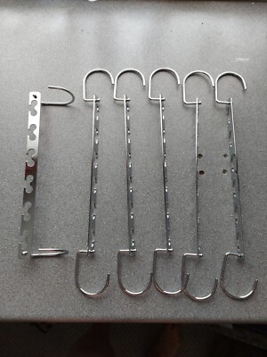 6 x platzsparende magische Metallbügel Kleiderschrank Organizer Haken UK