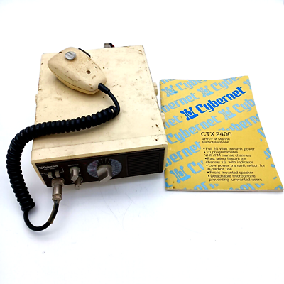 CYBERNET CTX 2400 MARINE VHF RADIOTELEPHONE WITH SPEAKER AND