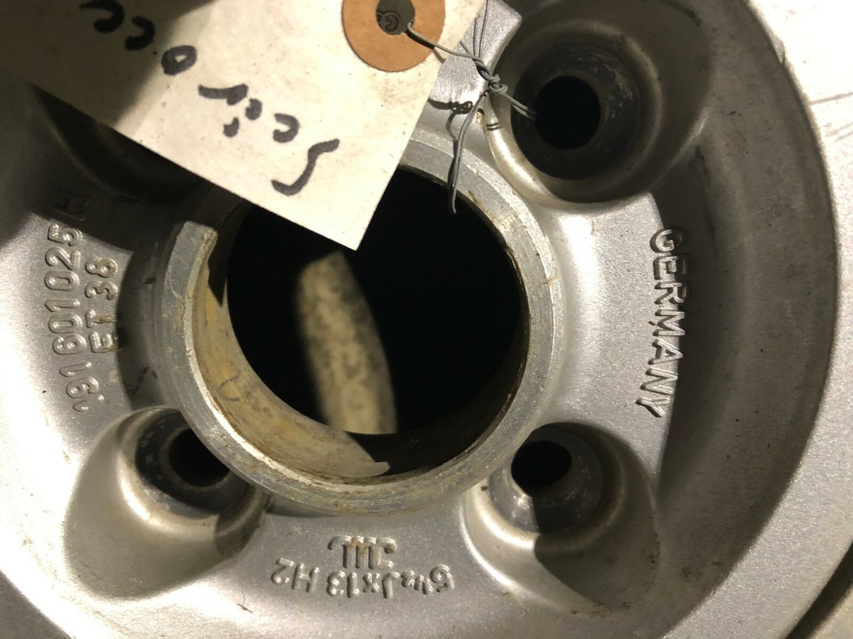 6231 龍神ヘヴィ　ホイル　2008 ベリーレア　4枚+1dream 初期枠 Set of 4 VW 13 Inch OEM Hockenheim Wheels 4x100 OEM Scirocco