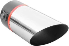 Auspuffblende Endrohr Edelstahl Universal Rund Chrom Für Opel Corsa Astra Vectra