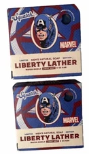 Dr. Squatch - Liberty Lather 2 Pack (Captain America) LIMITED EDITION Soap Bars