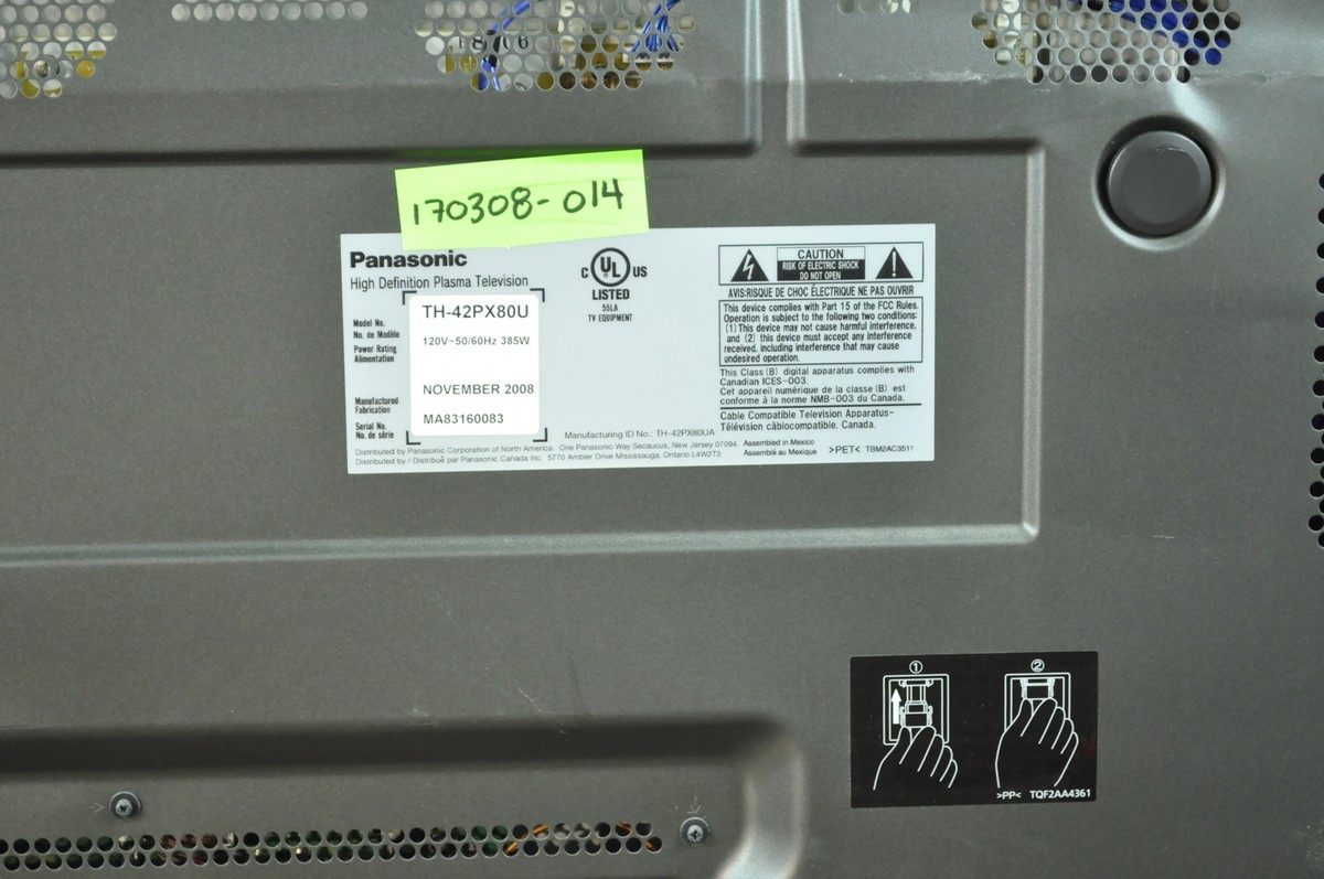 PANASONIC TH-42PX80U Y Buffers TNPA4400 TNPA4399 | eBay
