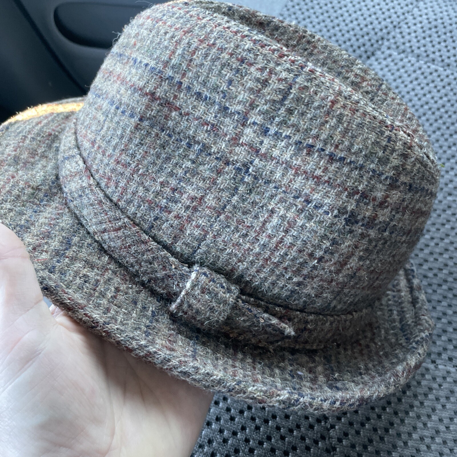 Vintage Pendleton 100% Virgin Wool Hat Gray Size … - image 5