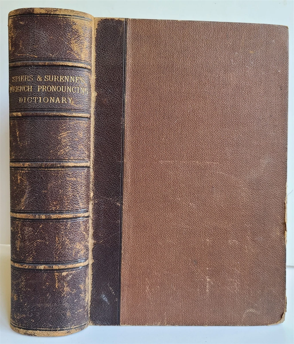 Dictionnaire Anglo-saxon Relié Cuir - Édition De Luxe Basée Sur Manuscrits