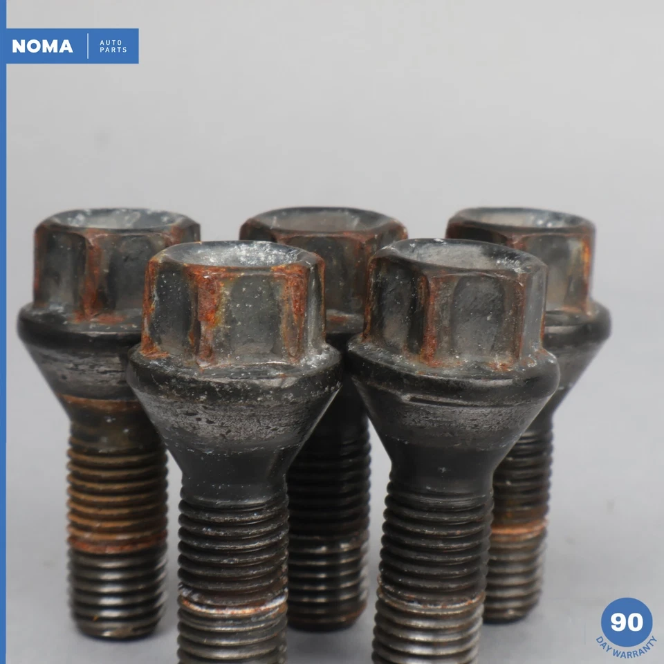 Комплект из 5 оригинальных болтов зажимных болтов обода колеса 04–10 BMW 525i E60 E63 Z4 E39 36136781150 - Изображение 2 из 4