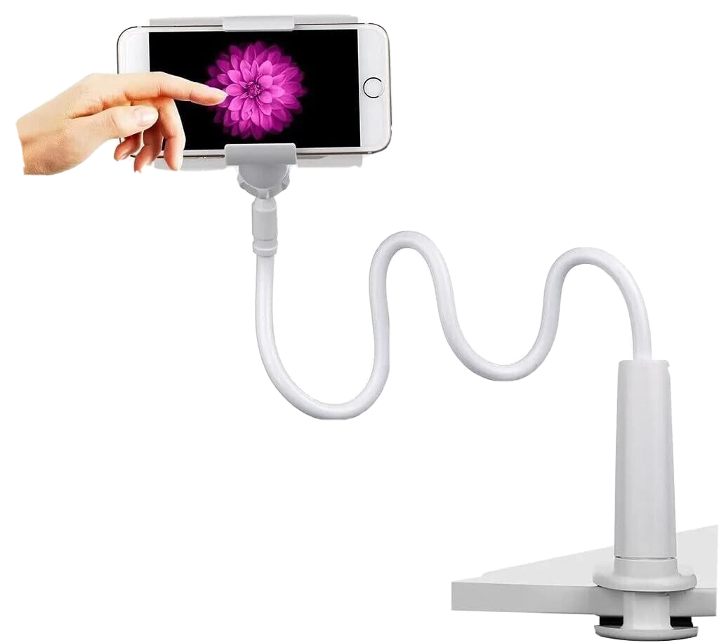 Supporto Flessibile per Smartphone Portatelefono da Tavolo Snodato 80 cm Rock