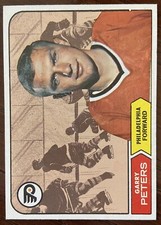 1968-69 TOPPS #99 GARRY PETERS  EX++ CARD PHILADELPHIA FLYERS!!