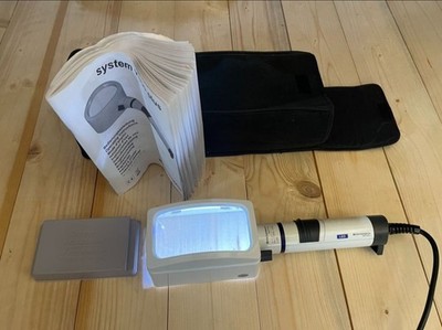 Eschenbach Vario Plus Beleuchtete Lupe für Sehbehinderung Lupe