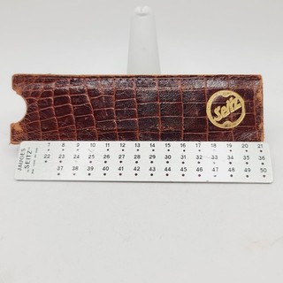 Vintage Seitz Jewel Gauge Swiss Watchmaker Tool w/ Original Leather Case
