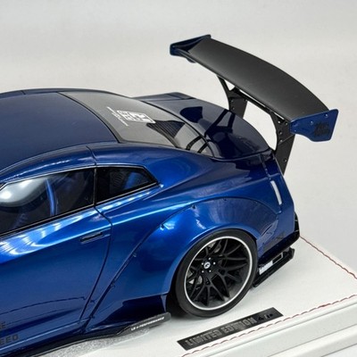 1/18 Scale] Nissan GT-R R35 Liberty Walk Performance (Blue) Make