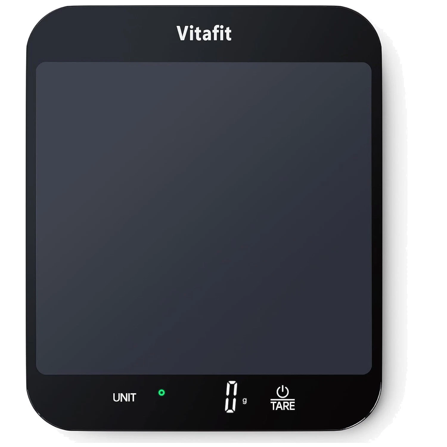 Compact Digital Kitchen Scale, 8.5x7.1in Platform