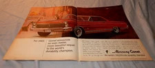 1964 Print Ad 10x13 1965 Mercury Comet Canadian Lord Calvert Chef Boy-Ar-Dee