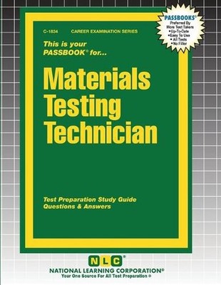 Materials Testing Technician by Passbooks Paperback Book