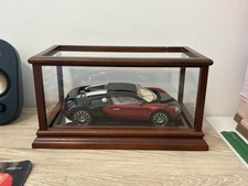 Autoart 1/18 Bugatti EB 16.4 Veyron Production Black/Red w/Display Case