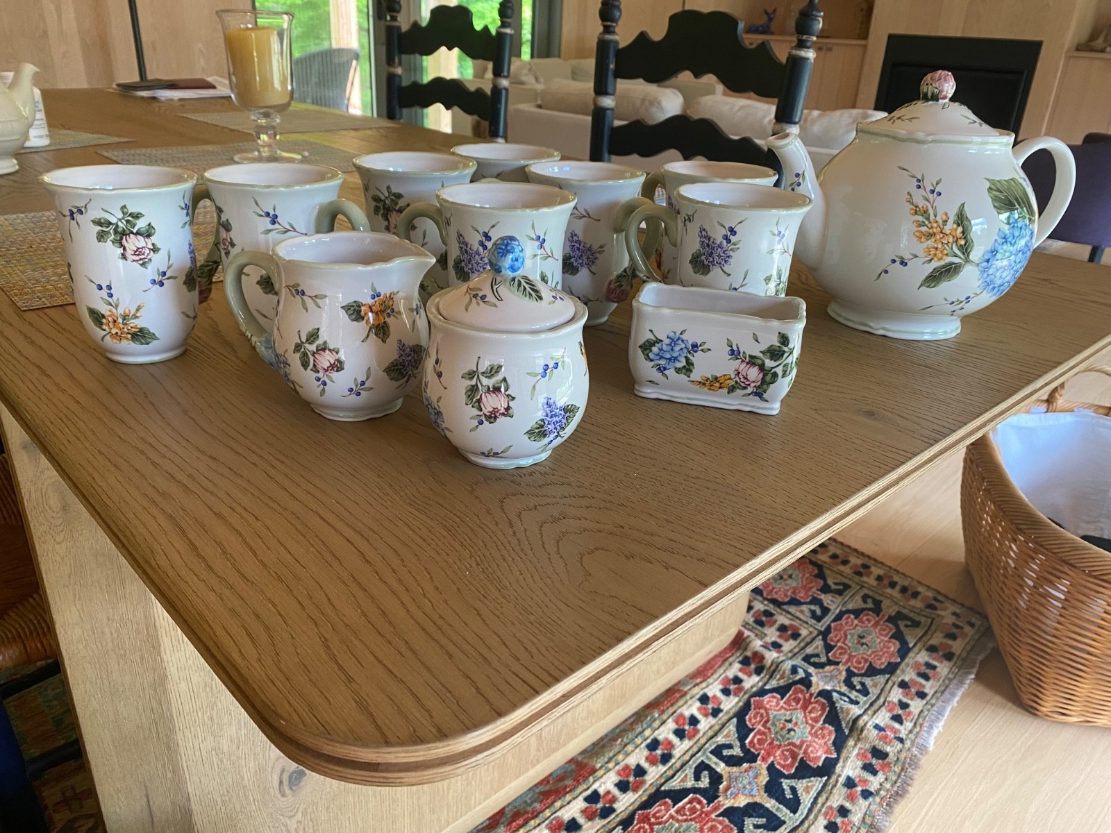 vintage garden princess house exclusive tea set
