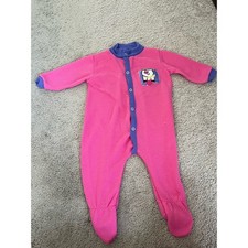 Vintage Girl  s Footie Pajamas