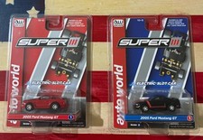 Auto World 2 Of 2005 Ford Mustang GT HO Scale 1:64 Slot Car