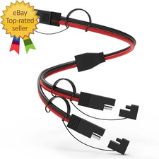14AWG SAE Y Splitter Cable SAE Quick Disconnect Connector DC Power Adapter