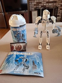 2004 Bionicle Toa Metru Set of 6: 8601-8606 w/Cans, Instructions & Kanoka Cards