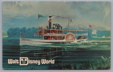 Cruising By Excursion Steamer Walt Disney World Pre-Opening c1970 Postcard