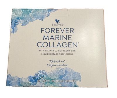 Forever Living MARINE COLLAGEN - 30 Sachets in a Box -Younger Looking Skin
