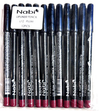 NABI LIPLINER PENCIL, L12 PLUM, 0.04 OZ. 12 PACK -FREE SHIPPING