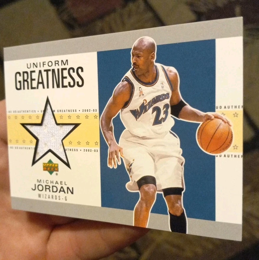 Michael Jordan 2002-03 Upper Deck Uniform Greatness #MJ-U Game Used Jersey🔥🔥🔥 - Image 3 of 4